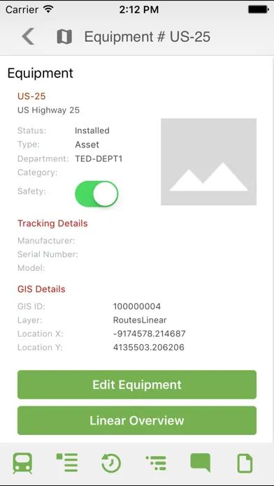 ภาพหน้าจอของ HxGN EAM Mobile Offline
